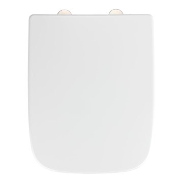 WENKO 24334100-Deska sedesowa EXCLUSIVE 46,5x37 cm biała/srebrna