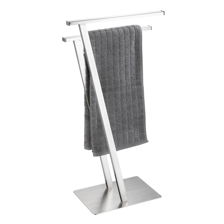 WENKO 24397100 - Wieszak na ręczniki LIRIO 20x76,5 cm stal nierdzewna/satyna