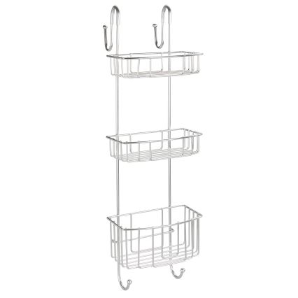 WENKO 24422100 - Półka OLESI 22,5 x 70 cm, stal nierdzewna/srebrna