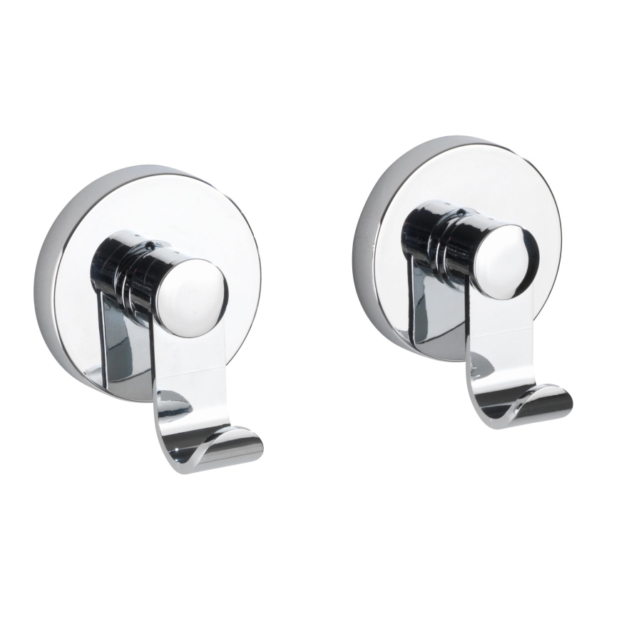 WENKO 24466100 - Hak VACUUM-LOC 6 x 7 cm, chrom błyszczący