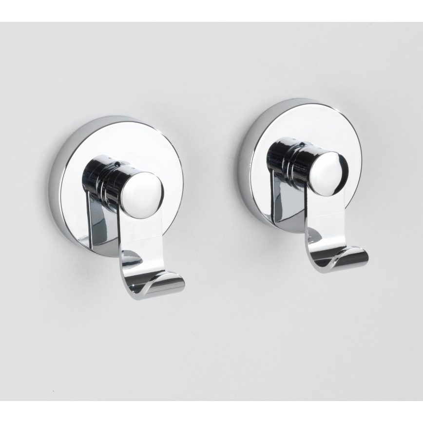 WENKO 24466100 - Hak VACUUM-LOC 6 x 7 cm, chrom błyszczący