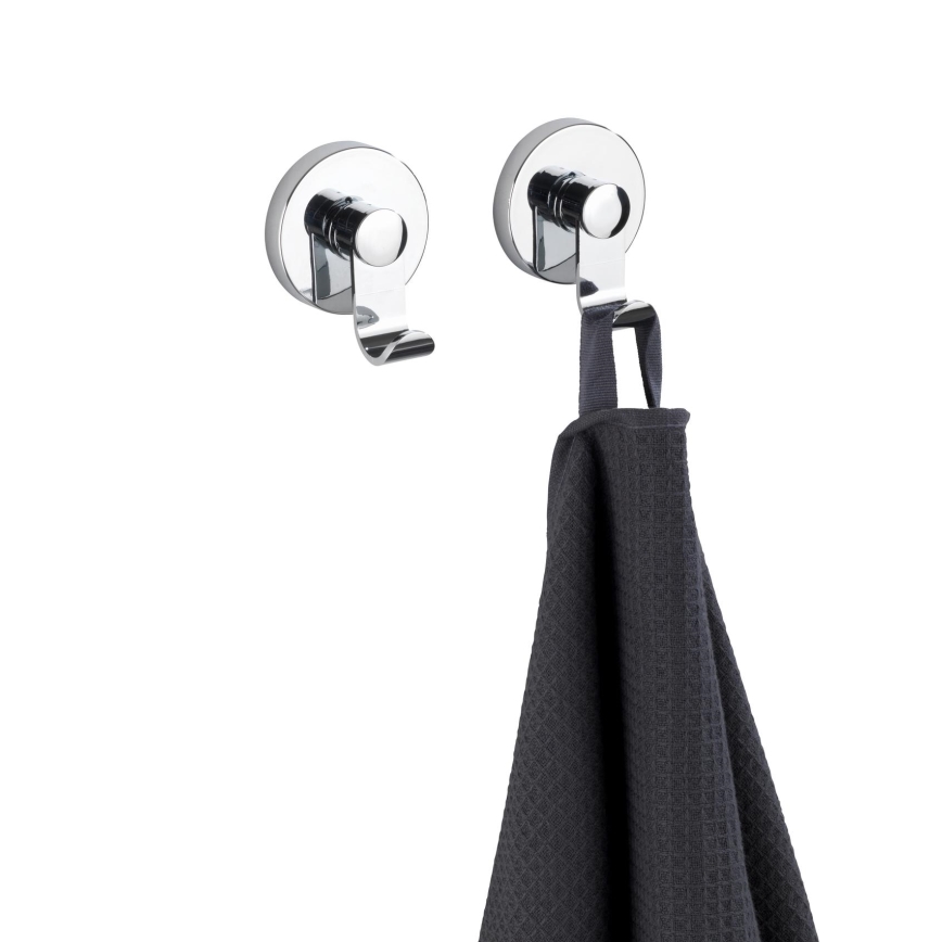 WENKO 24466100 - Hak VACUUM-LOC 6 x 7 cm, chrom błyszczący