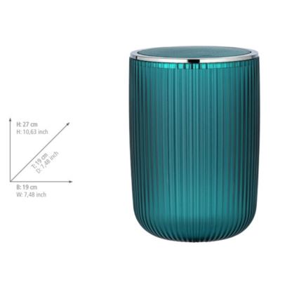 WENKO 24483100 - Kosz AGROPOLI 19x27 cm turkusowy