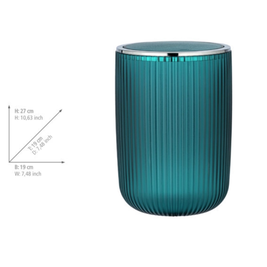 WENKO 24483100 - Kosz AGROPOLI 19x27 cm turkusowy