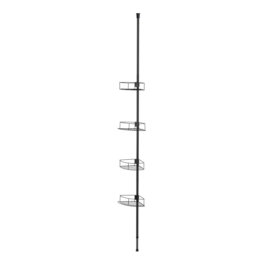WENKO 24568100-Półka narożna DOLCEDO 31x230 cm stal nierdzewna/czarna