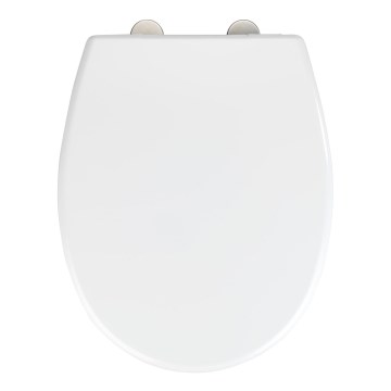 WENKO 24571100-WC deska sedesowa VORNO NEO 46x37 cm biała/srebrna