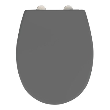 WENKO 24572100-WC deska sedesowa VORNO NEO 46x37 cm szara/srebrna