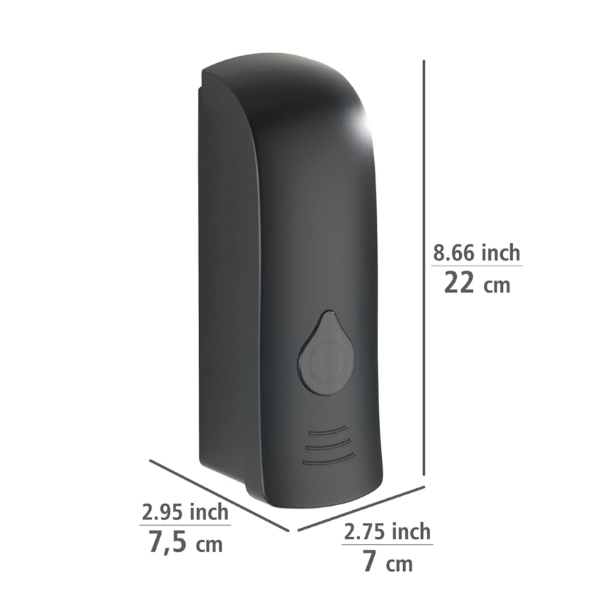 WENKO 24589100-Dozownik mydła RANERA 740 ml czarny