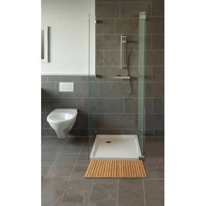 WENKO 24611100 - Wycieraczka BAMBUSA 100x50 cm brązowa