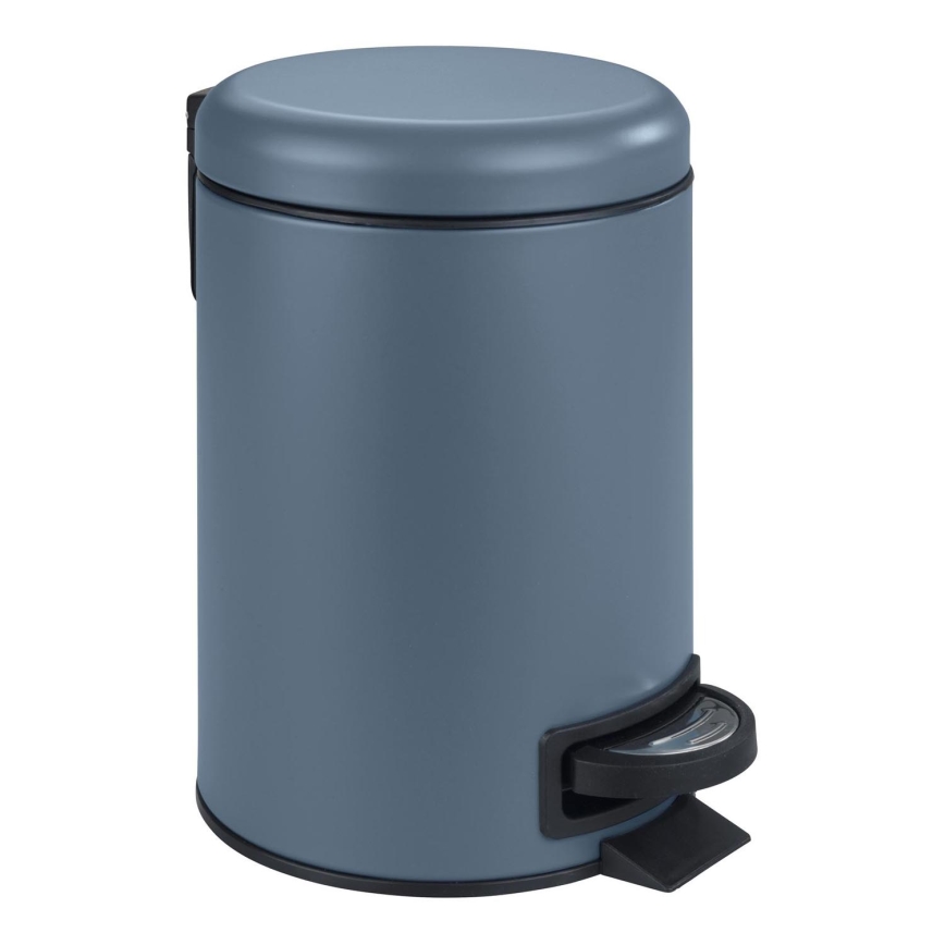 WENKO 24635100 - Kosz LEMAN 17x25 cm niebieski/czarny