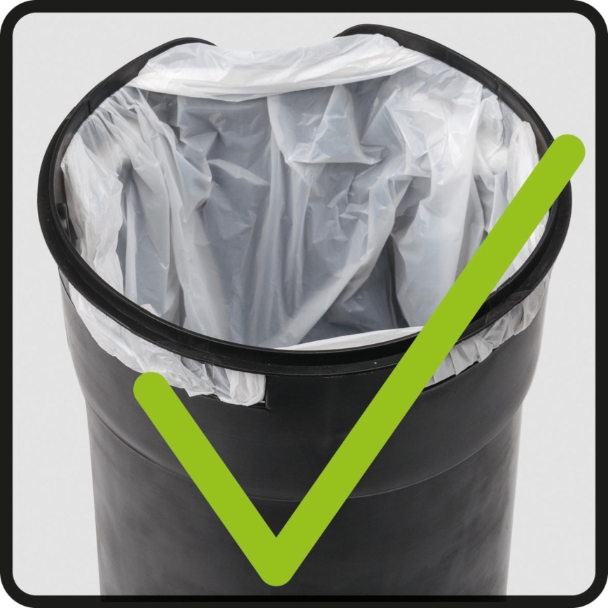 WENKO 24635100 - Kosz LEMAN 17x25 cm niebieski/czarny