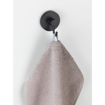 WENKO 24730100-Hak VACUUM-LOC, okrągły, czarny, 6x6,7 cm