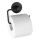 WENKO 24738100 - Uchwyt na papier toaletowy VACUUM-LOC RUND SCHW 13,5x10,5 cm czarny
