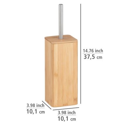 WENKO 24748100 - Szczotka WC BAMBUSA 10x37,5 cm, brązowa