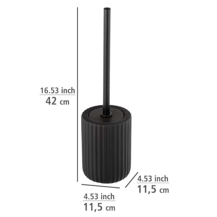 WENKO 24805100 - Szczotka WC BELLUNO 11,5x42 cm czarna