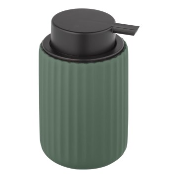 WENKO 24807100 - Dozownik mydła BELLUNO 8x13,5 cm zielony/czarny