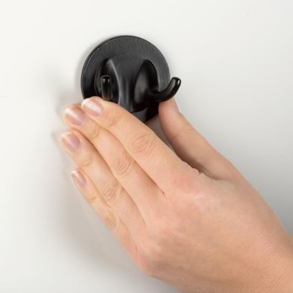 WENKO 24834100 - Ściągaczka BAMBUS 24,5 x 17 cm stal nierdzewna/czarny/brązowy