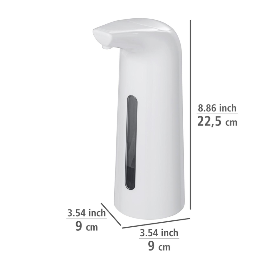 WENKO 24841100-Dozownik mydła LARINO 9x21,5 cm biały