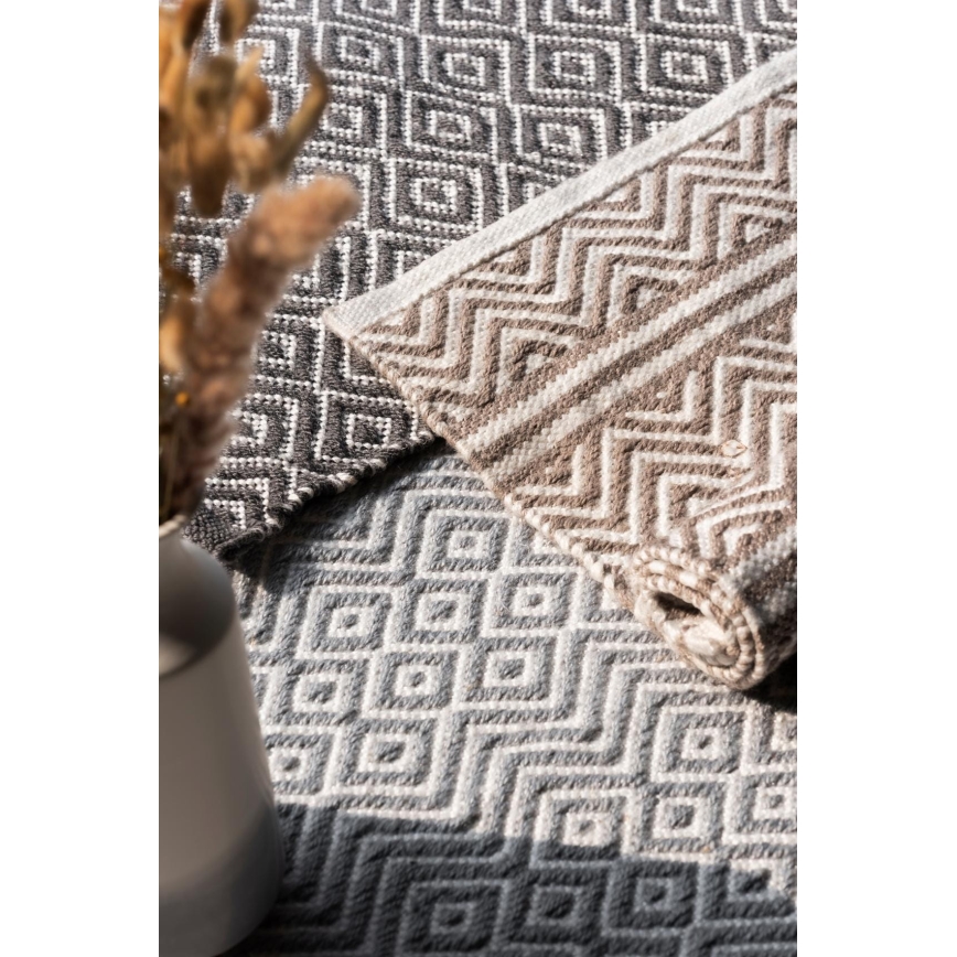 WENKO 24868100-Dywanik SHAKI 50x80 cm beżowy/biały