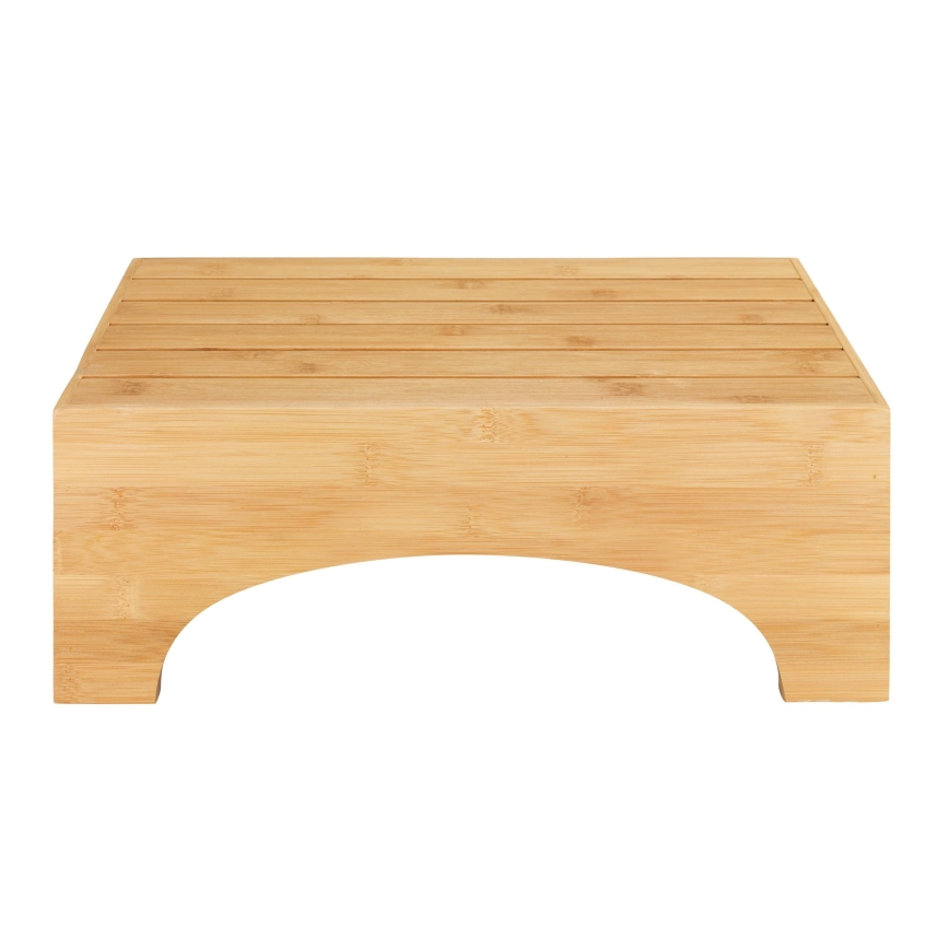 WENKO 24870100 - Stołek BAMBUSA 40x30 cm brązowy