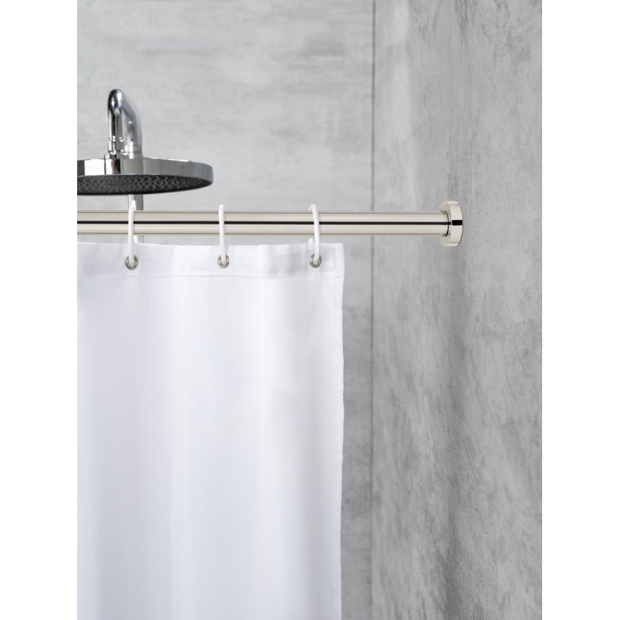 WENKO 24888100 - Drążek prysznicowy LUZ 185x2,8 cm stal nierdzewna/błyszczący chrom