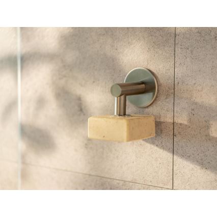 WENKO 24971100-Uchwyt na mydło TURBO-LOC 4,5x7 cm srebrny
