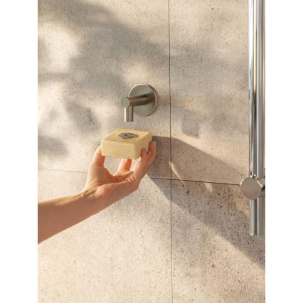 WENKO 24971100-Uchwyt na mydło TURBO-LOC 4,5x7 cm srebrny