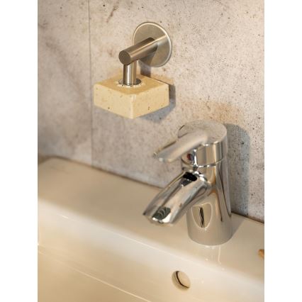 WENKO 24971100-Uchwyt na mydło TURBO-LOC 4,5x7 cm srebrny
