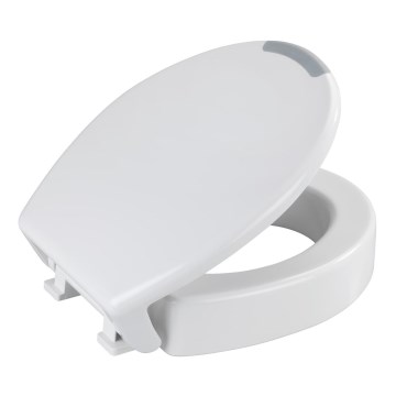 WENKO 25005100-Deska sedesowa SECURA 37x44 cm biała/szara