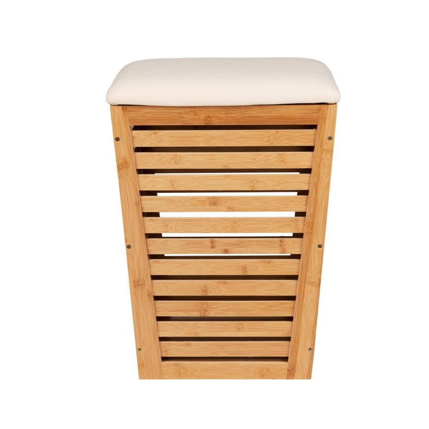 WENKO 25143100 - Kosz na pranie BAMBUSA 40x56 cm brązowy