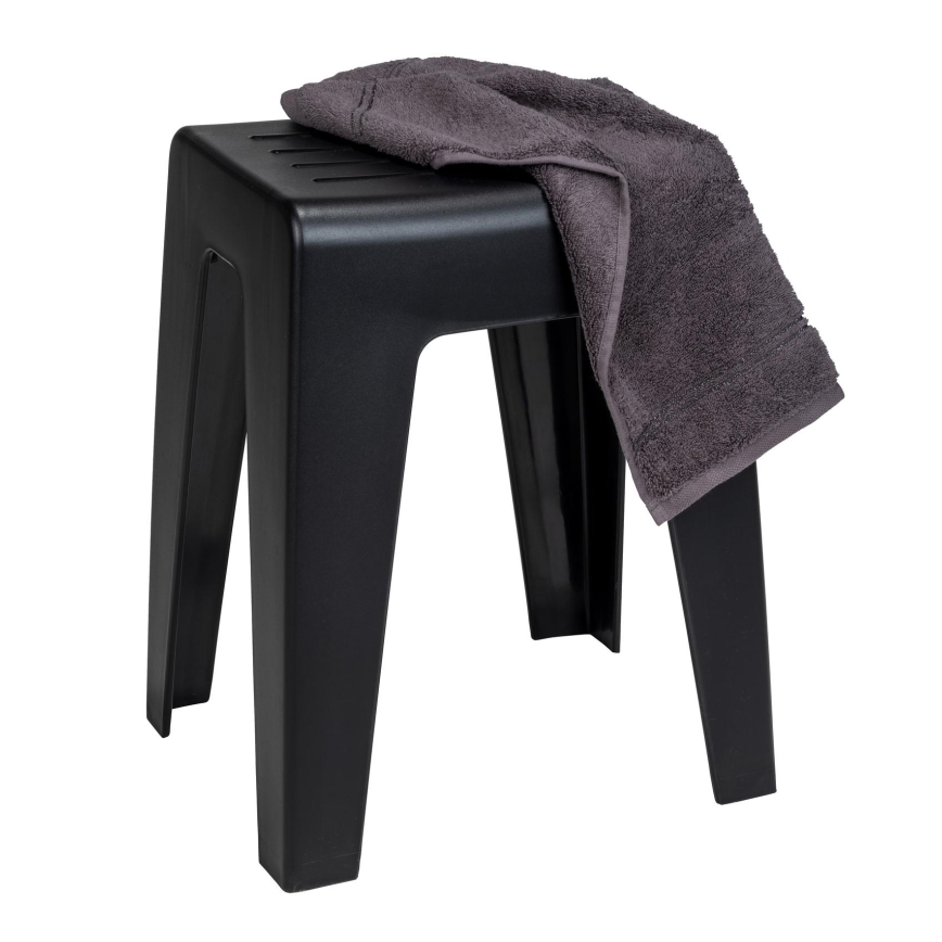 WENKO 25156100 - Taboret KUMBA 38x47 cm czarny