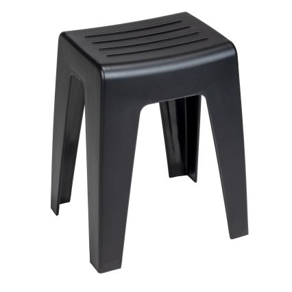 WENKO 25156100 - Taboret KUMBA 38x47 cm czarny