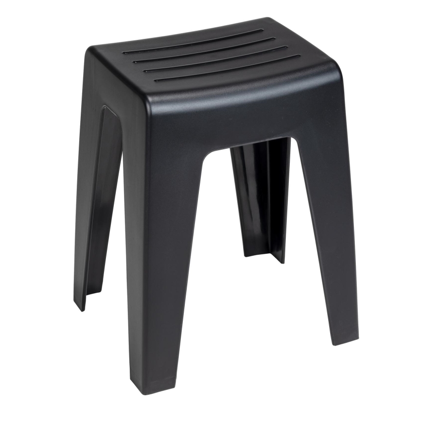 WENKO 25156100 - Taboret KUMBA 38x47 cm czarny