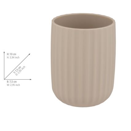 WENKO 25183100 - Kubek AGROPOLI 7,5x10 cm beżowy