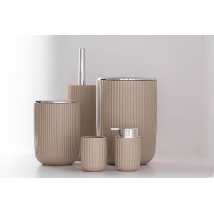 WENKO 25185100 - Szczotka do WC AGROPOLI 10x36,5 cm beżowa