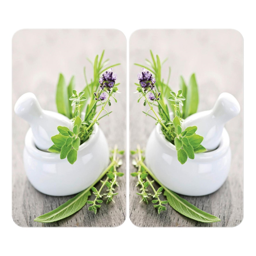 WENKO 2521420100 - Pokrywa płyty grzewczej 52x30 cm wielobarwna/szara/przezroczysta