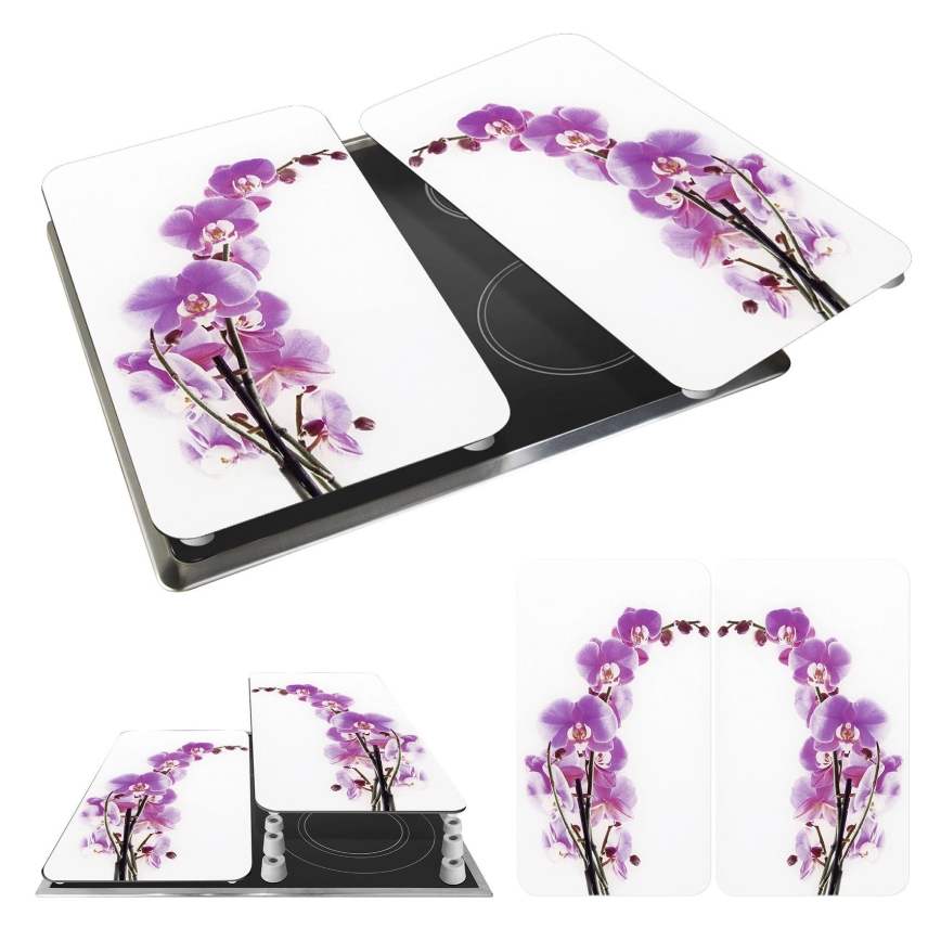 WENKO 2521433500 - Płyta osłonowa - KWIAT/ROŚLINA 30x52 cm wielobarwna