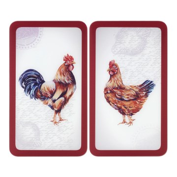 WENKO 2521471500 - Płyta przykrywająca ABDECKPLATTE - GRAFIK 30x52 cm wielobarwna