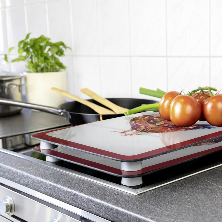 WENKO 2521471500 - Płyta przykrywająca ABDECKPLATTE - GRAFIK 30x52 cm wielobarwna