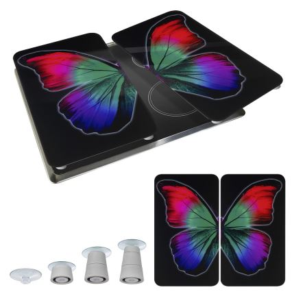 WENKO 2521474500 - Płyta osłonowa ABDECKPLATTE - GRAFIK 30x52 cm kolorowa