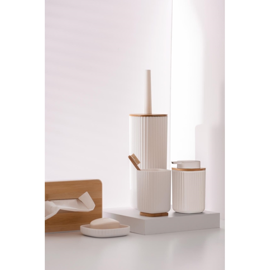 WENKO 25293100 - Kubek ROTELLO 8,5x11 cm biały/brązowy