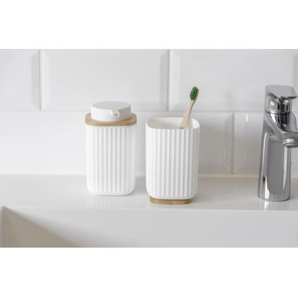 WENKO 25293100 - Kubek ROTELLO 8,5x11 cm biały/brązowy