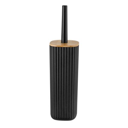 WENKO 25304100 - Zestaw do WC ROTELLO 10x36 cm czarny/brązowy