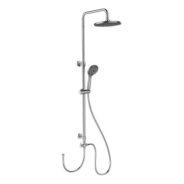 WENKO 25310100 - Zestaw prysznicowy WATERSAVING SYSTEM stal nierdzewna / chrom błyszczący