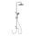 WENKO 25310100 - Zestaw prysznicowy WATERSAVING SYSTEM stal nierdzewna / chrom błyszczący