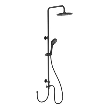 WENKO 25311100 - Zestaw prysznicowy WATERSAVING SYSTEM 120 cm czarny