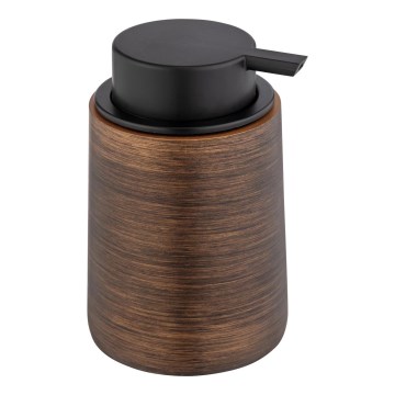 WENKO 25352100 - Dozownik mydła PALENA 10x14 cm brązowy
