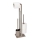 WENKO 25553100 - Szczotka WC RIVALTA 18x70 cm beżowa/czarna