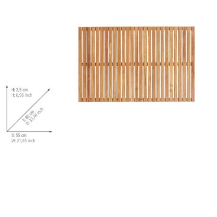 WENKO 25578100 - Mata ACACIA 55x85 cm brązowa