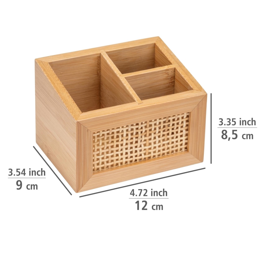 WENKO 25600100 - Organizer ALLEGRE 12x9 cm brązowy